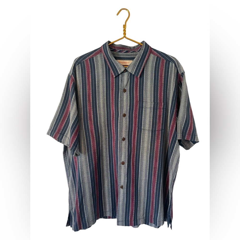 Tommy‎ Bahama 100% Silk Casual Button Up, Size XL